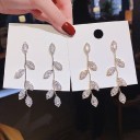 Pendientes colgantes de mujer con circonitas G866 3