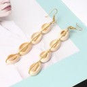Pendientes colgantes de mujer con conchas 5