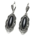 Pendientes colgantes de mujer con cristal G1107 4