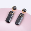Pendientes colgantes de mujer con cristal G1135 6