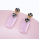 Pendientes colgantes de mujer con cristal G1135 11
