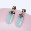 Pendientes colgantes de mujer con cristal G1135 12