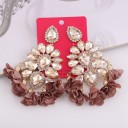 Pendientes colgantes de mujer con cristal G1239 13
