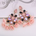 Pendientes colgantes de mujer con cristal G1239 15