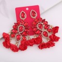 Pendientes colgantes de mujer con cristal G1239 19