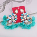 Pendientes colgantes de mujer con cristal G1239 25