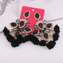 Pendientes colgantes de mujer con cristal G1239 29