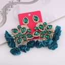 Pendientes colgantes de mujer con cristal G1239 35