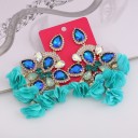 Pendientes colgantes de mujer con cristal G1239 37