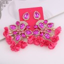 Pendientes colgantes de mujer con cristal G1239 41