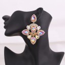 Pendientes colgantes de mujer con cristal G1239 48