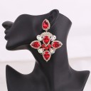 Pendientes colgantes de mujer con cristal G1239 49