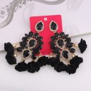 Pendientes colgantes de mujer con cristal G1239 7