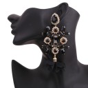 Pendientes colgantes de mujer con cristal G1239 53