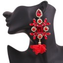 Pendientes colgantes de mujer con cristal G1239 56