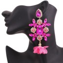 Pendientes colgantes de mujer con cristal G1239 57
