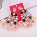 Pendientes colgantes de mujer con cristal G1239 10