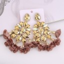 Pendientes colgantes de mujer con cristal G1239 11