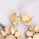 Pendientes colgantes de mujer con cristal G1239 2