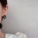 Pendientes colgantes de mujer con cristal G1338 4
