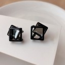 Pendientes colgantes de mujer con cristal G1338 5