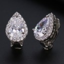 Pendientes colgantes de mujer con cristal G1435 5