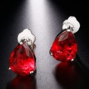 Pendientes colgantes de mujer con cristal G1435 7