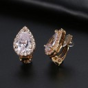 Pendientes colgantes de mujer con cristal G1435 4