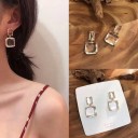 Pendientes colgantes de mujer con cristal G722 4