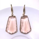Pendientes colgantes de mujer con cristal G988 12