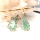 Pendientes colgantes de mujer con cristal G988 4
