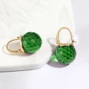 Pendientes colgantes de mujer con cristales. 3