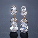 Pendientes colgantes de mujer con cristales G1241 9