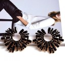 Pendientes colgantes de mujer con cristales G1352 6