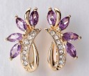 Pendientes colgantes de mujer con cristales G1467 7
