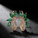 Pendientes colgantes de mujer con cristales G1467 3