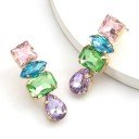 Pendientes colgantes de mujer con cristales G688 4