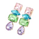Pendientes colgantes de mujer con cristales G688 6