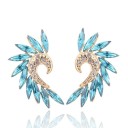Pendientes colgantes de mujer con cristales G728 4