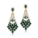 Pendientes colgantes de mujer con cristales G769 4