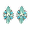 Pendientes colgantes de mujer con cristales G774 6