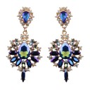 Pendientes colgantes de mujer con cristales G814 2