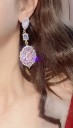 Pendientes colgantes de mujer con cristales G840 6