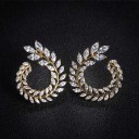 Pendientes colgantes de mujer con cristales G922 4