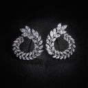 Pendientes colgantes de mujer con cristales G922 5