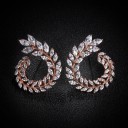 Pendientes colgantes de mujer con cristales G922 6