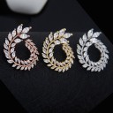 Pendientes colgantes de mujer con cristales G922 3