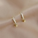 Pendientes colgantes de mujer con cubos 2