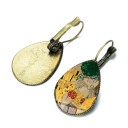 Pendientes colgantes de mujer con dibujo 2