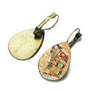 Pendientes colgantes de mujer con dibujo 6